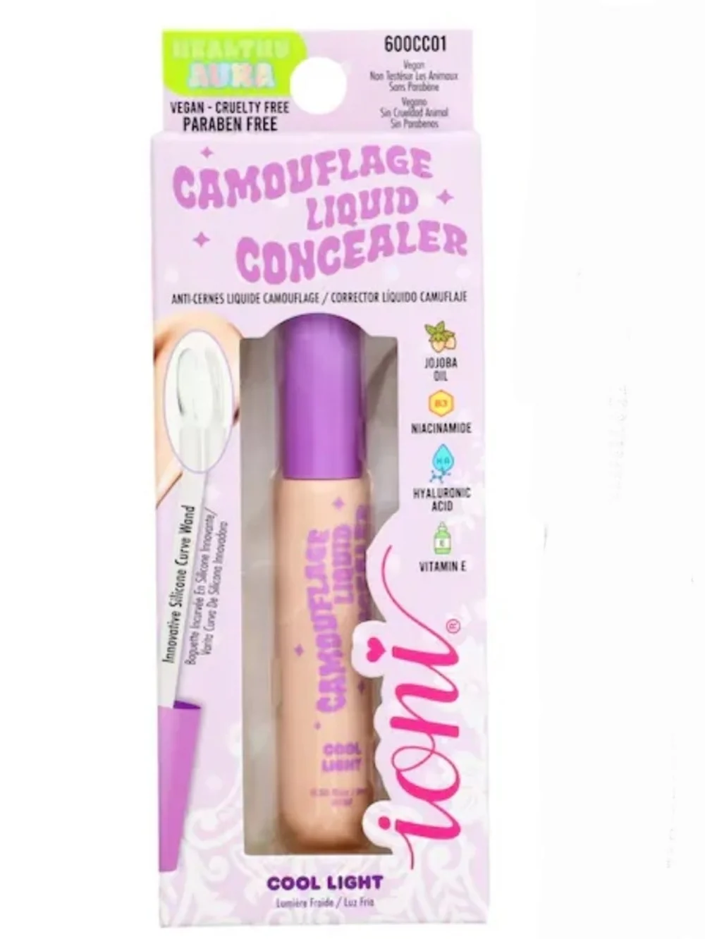 Ioni Camouflage Liquid Concealer- Cool Light 0.30fl oz BNIB